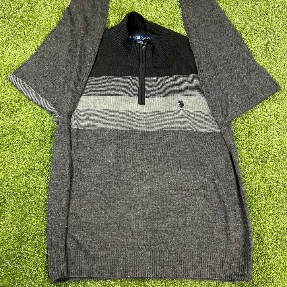 Us-polo-assn Men's Grey Jumper